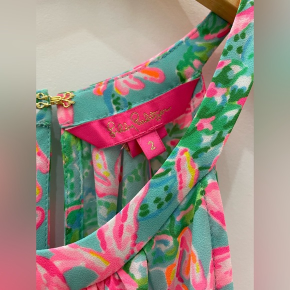 Lilly Pulitzer Dress Size 2 NWT Retail 198 Pamel YN So Shellegant - Picture 4 of 6